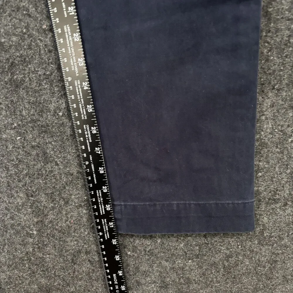 Polo Ralph Lauren Pants Men's 30x32 Navy Blue Classic Fit Chino Casual Preppy